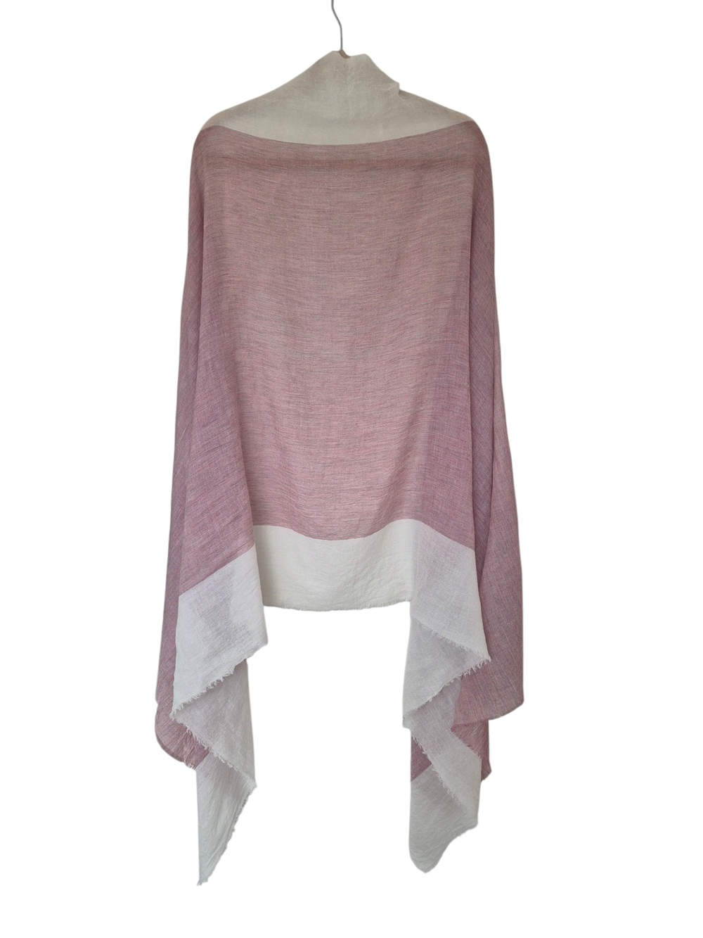 Thin Gauzy Wool Large Shawl Stole Wrap Pashmina